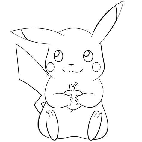 pikachu colorir|163 Pikachu Coloring Pages